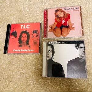 ⭐️ TLC, Britney Spears, Savage Garden CD Collection